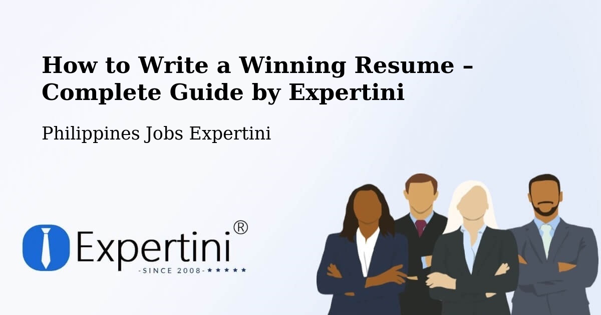 Resume Writing Guide for Job Seekers – New Cebu - New Cebu, Philippines Jobs Expertini
